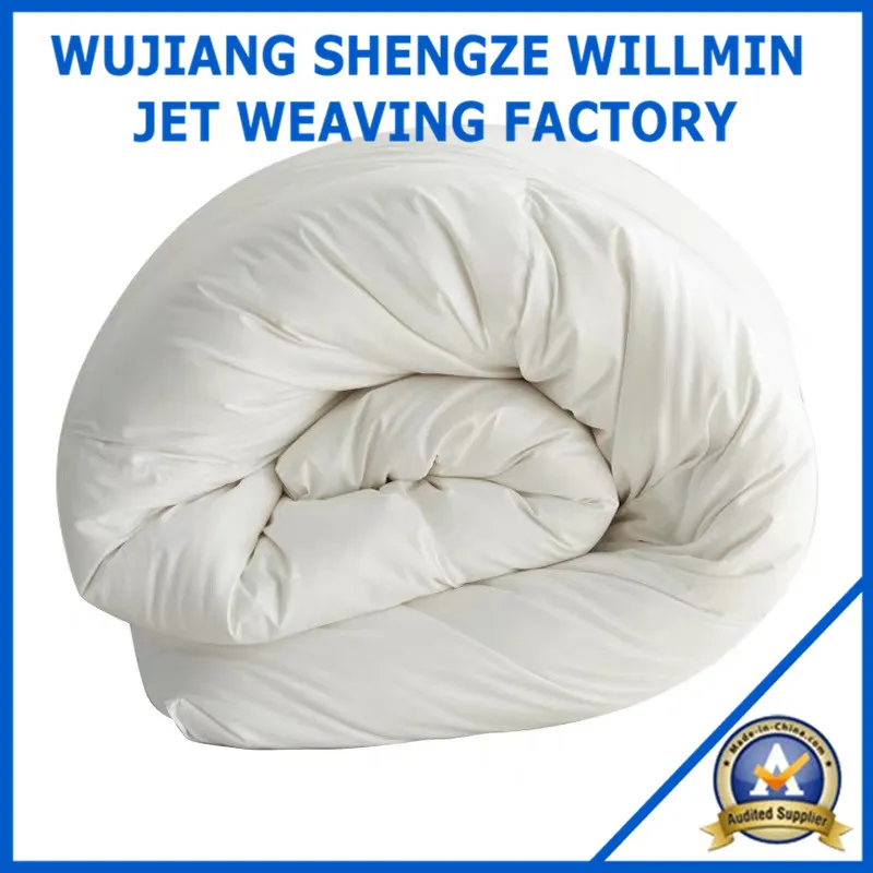 High Quality Hypoallergenic Polyester Fiberfill 3D Siliconized Hollow Sheet, Pillowcase & Cover Sets Duvet White Comforter