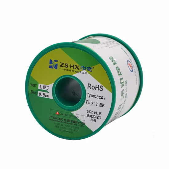 Hot Sale RoHS Core Lead Free Solder Wire for Welding Materials Sac307